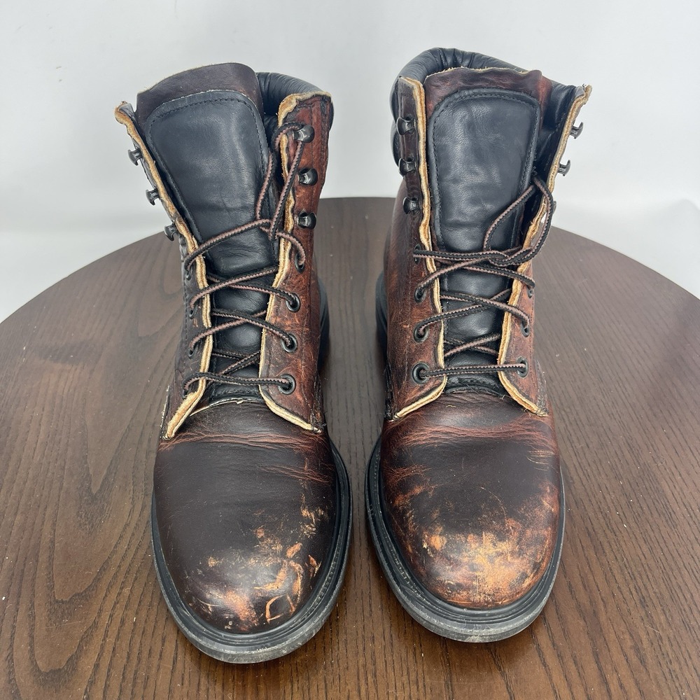 Red Wing Boots Women's 8B Brown Leather‎ Hard Toe Safety Work Utility 39506 - Picture 3 of 16